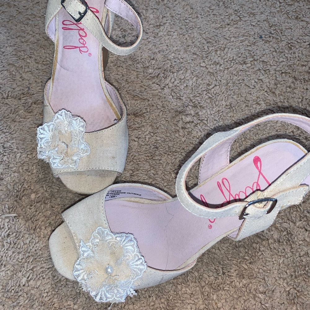 Cork wedge jellypop women’s 6.5 heels